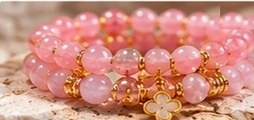 Rose Quartz Handmade Bracelet